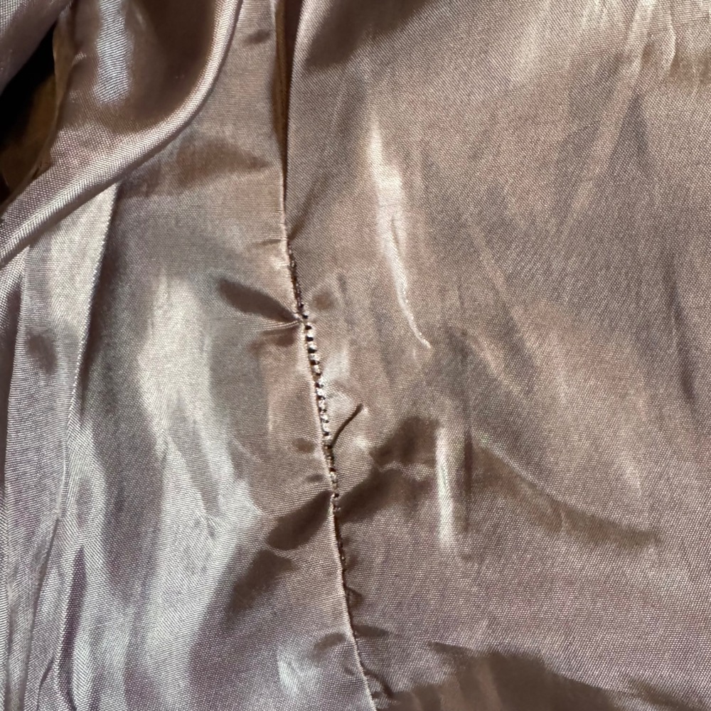 90s Vintage Brown Patina Leather Jacket Button Front Car Coat Eclectic Matrix M - Picture 6 of 9